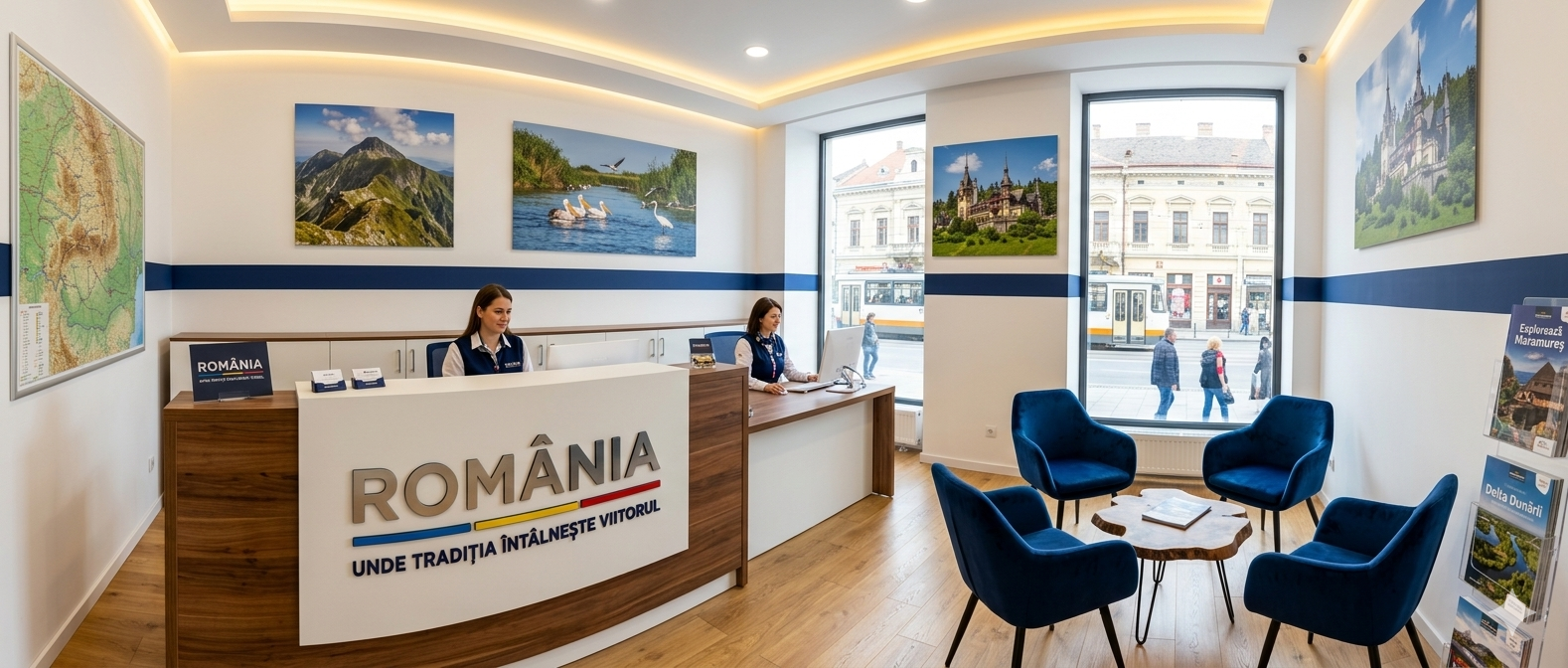 Interior agenție turism