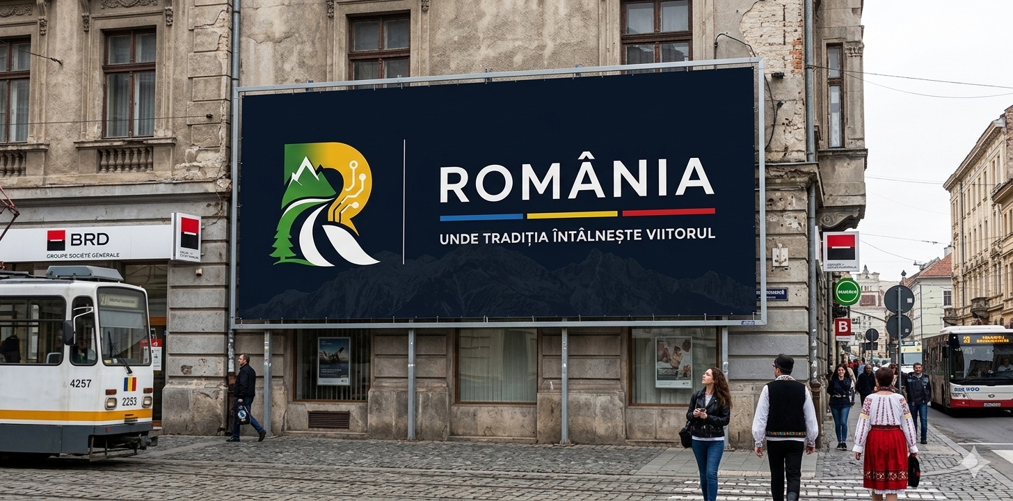 Billboard stradal Visit România