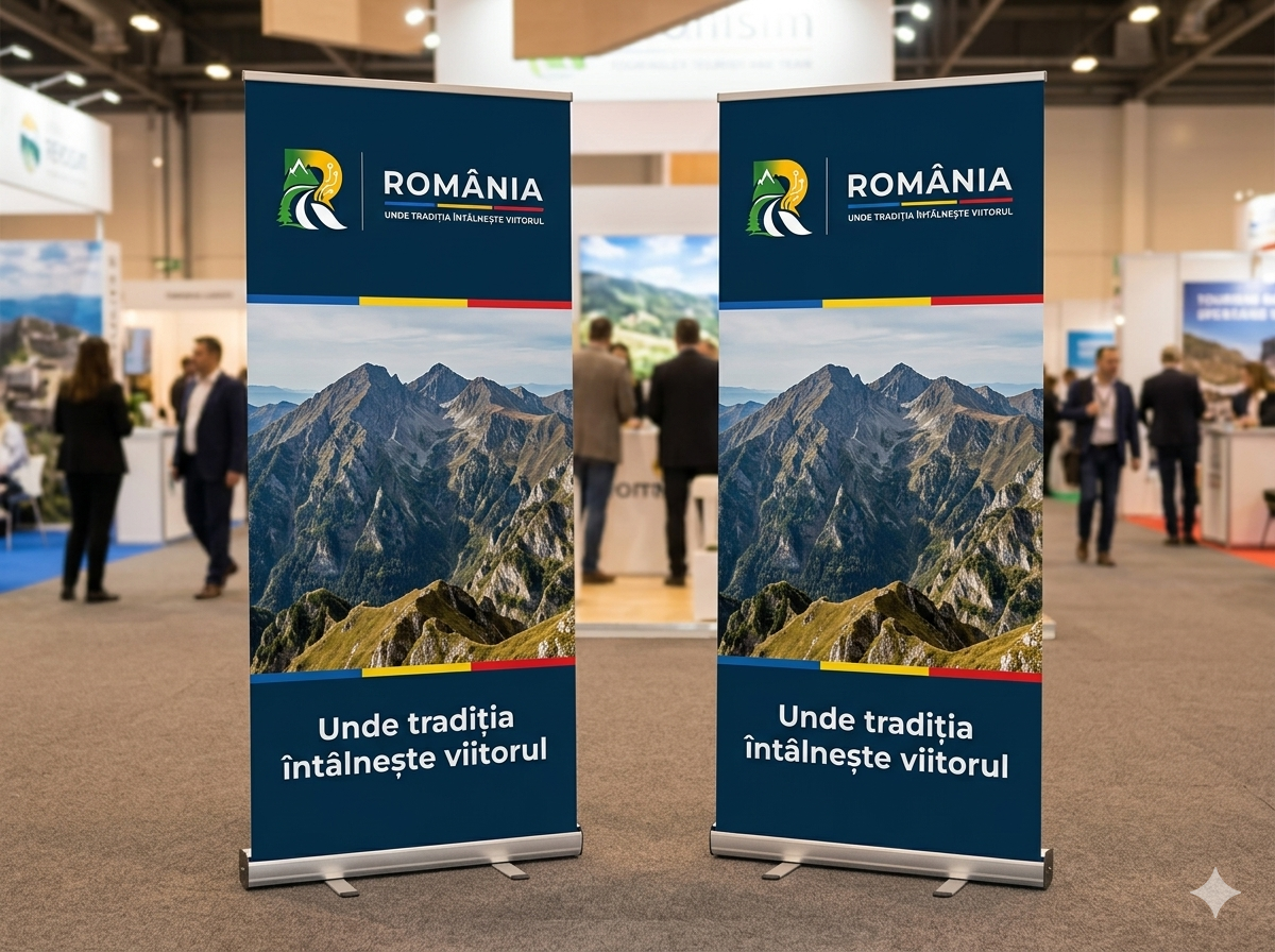 Roll-up banner România